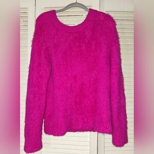 Lou & Gray Pink Fluffy Sweater XS